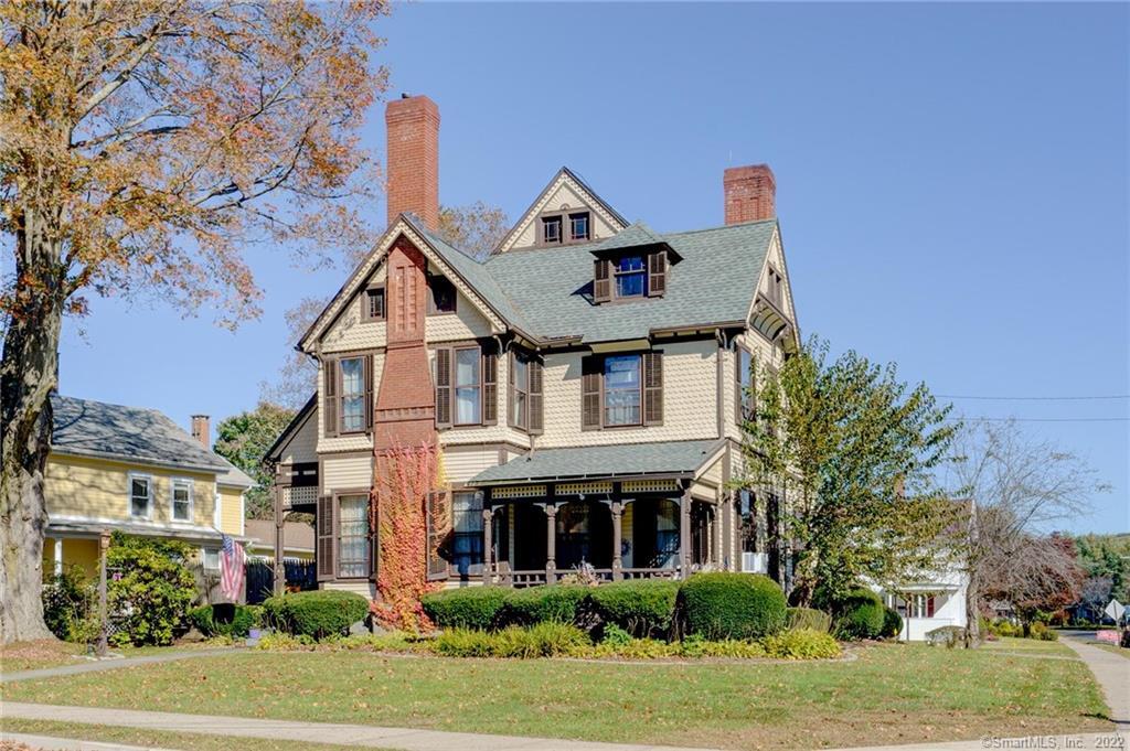 Ionic David Plume historic home located in Thomaston center