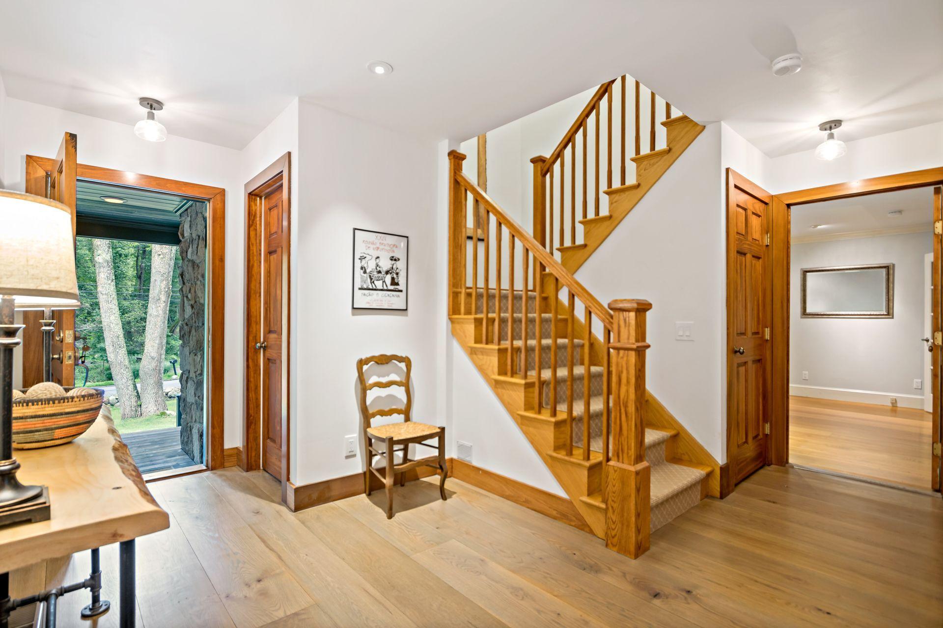111 Old Kingdom Road Wilton, CT 06897 - Photo 27 of 57 a view of staircase with furniture and stairs