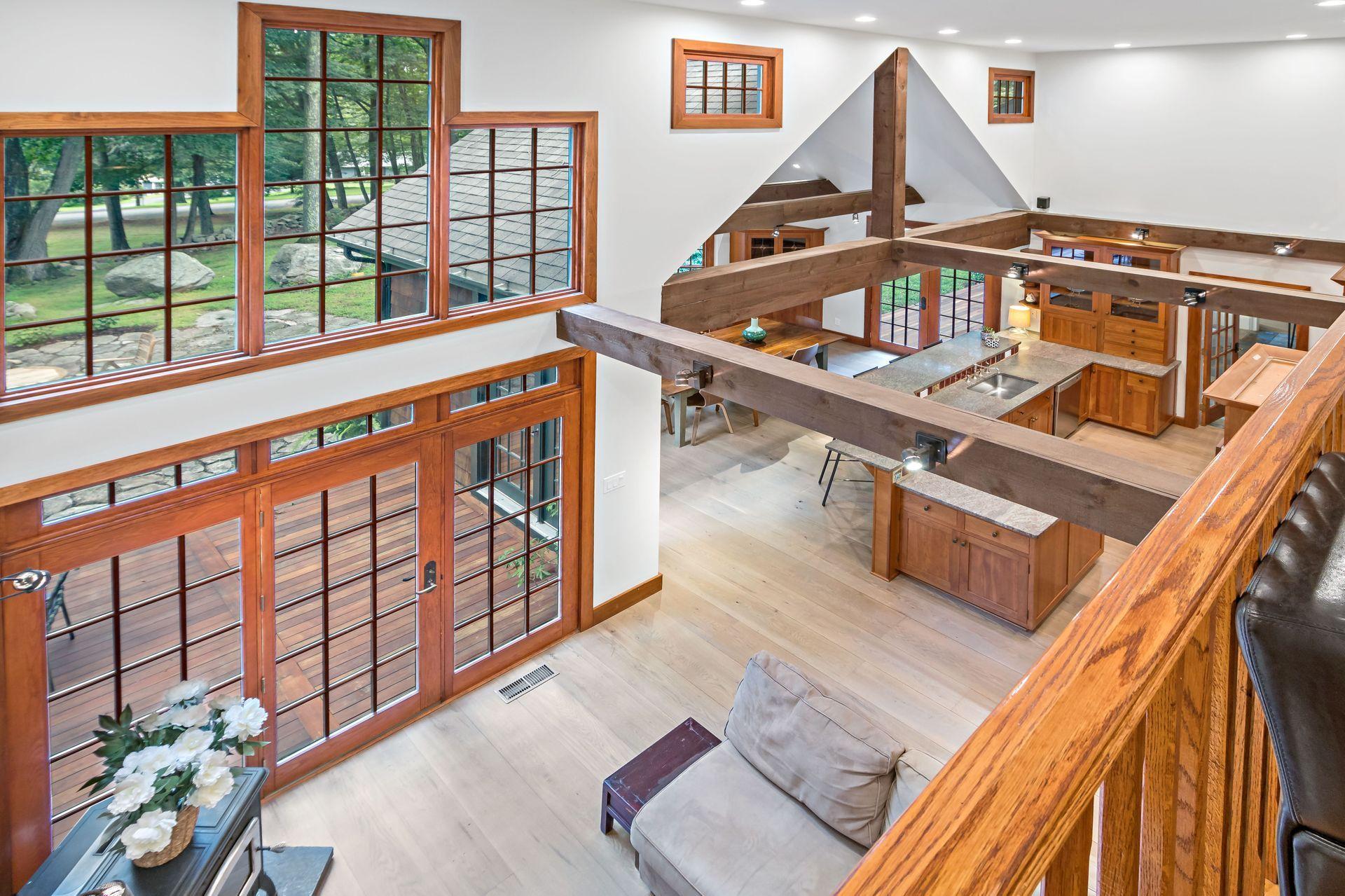111 Old Kingdom Road Wilton, CT 06897 - Photo 40 of 57 a view of staircase with a potted plant