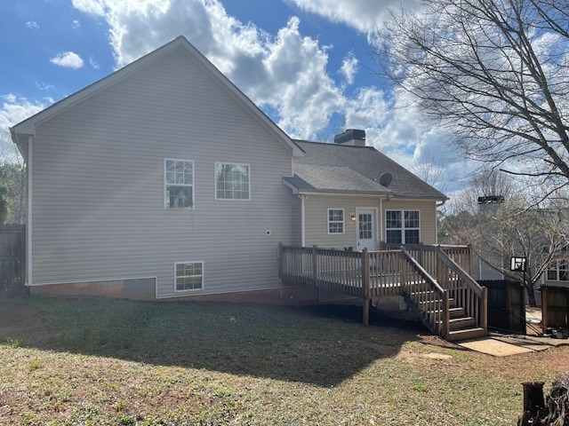 114 Nelson Ridge Drive Ball Ground, GA 30107 - Photo 13 of 15 Rear view with open deck