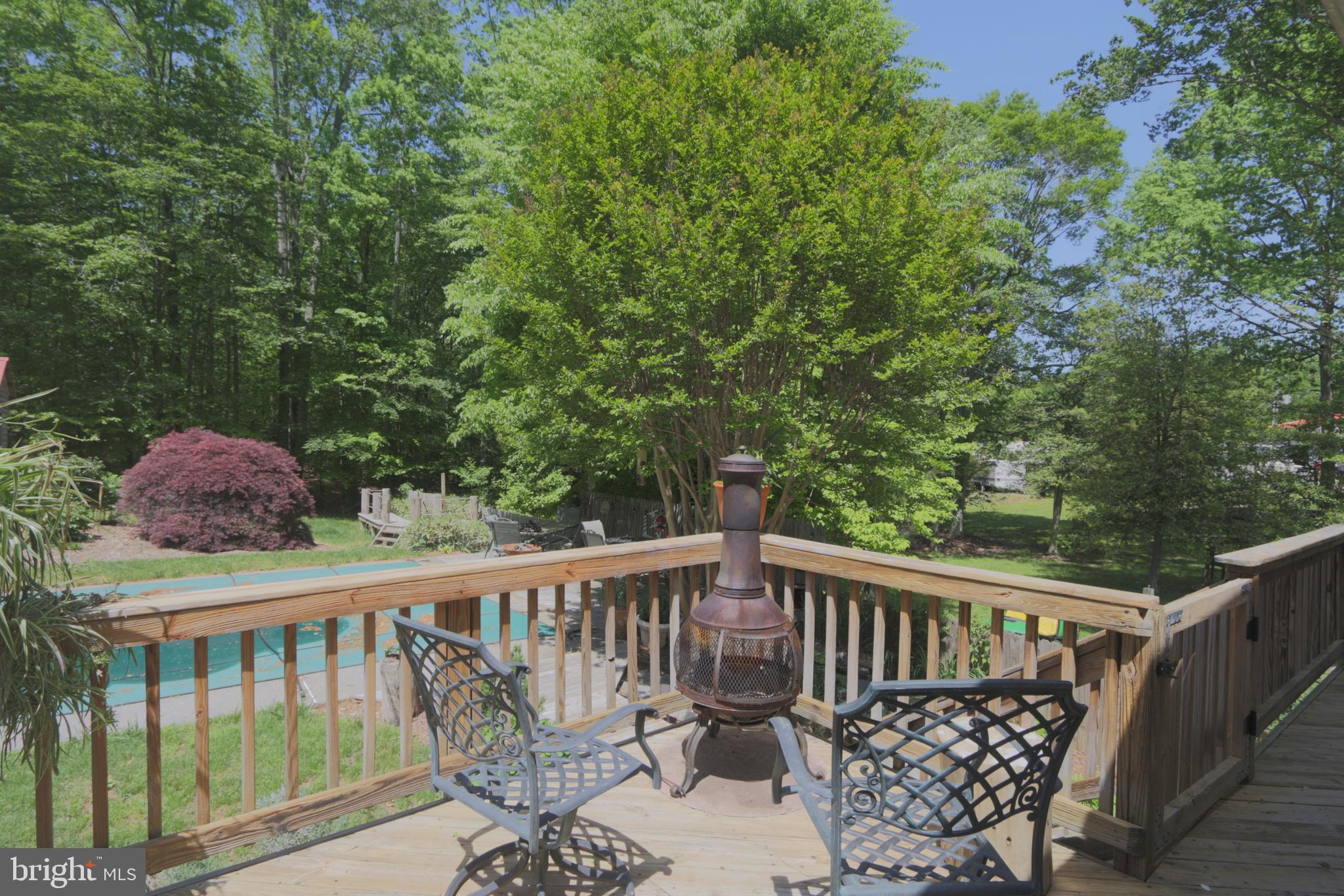 41 Wood Landing Road Fredericksburg, VA 22405 - Photo 38 of 79 Rear Deck overlooks Backyard Oasis