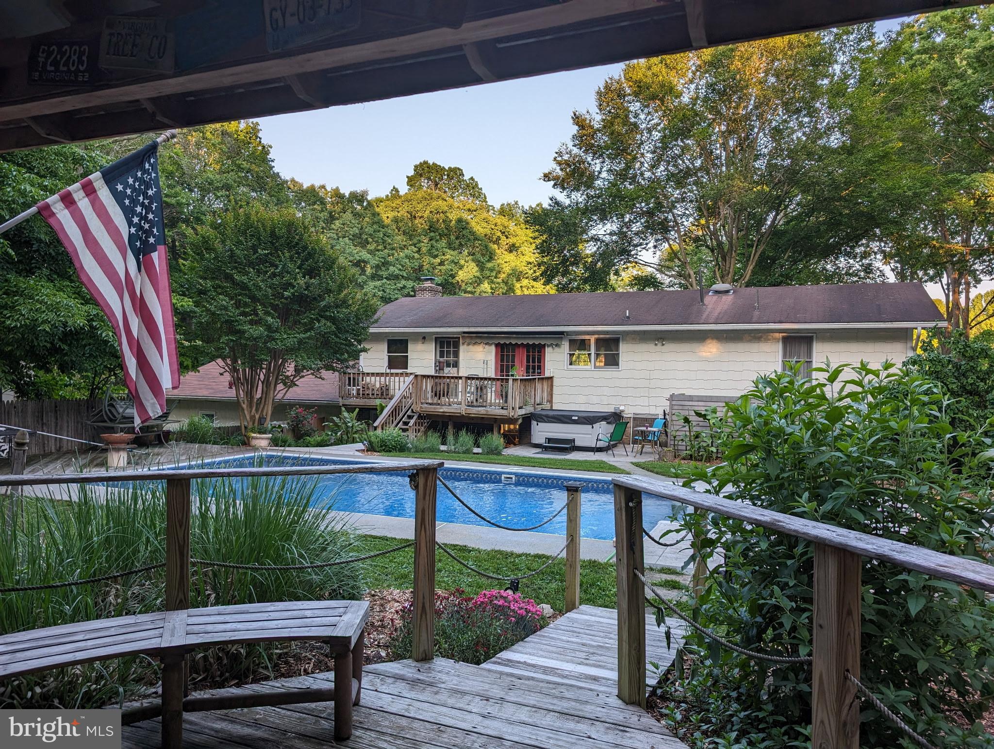 41 Wood Landing Road Fredericksburg, VA 22405 - Photo 47 of 79 a front view of house with yard and outdoor seating