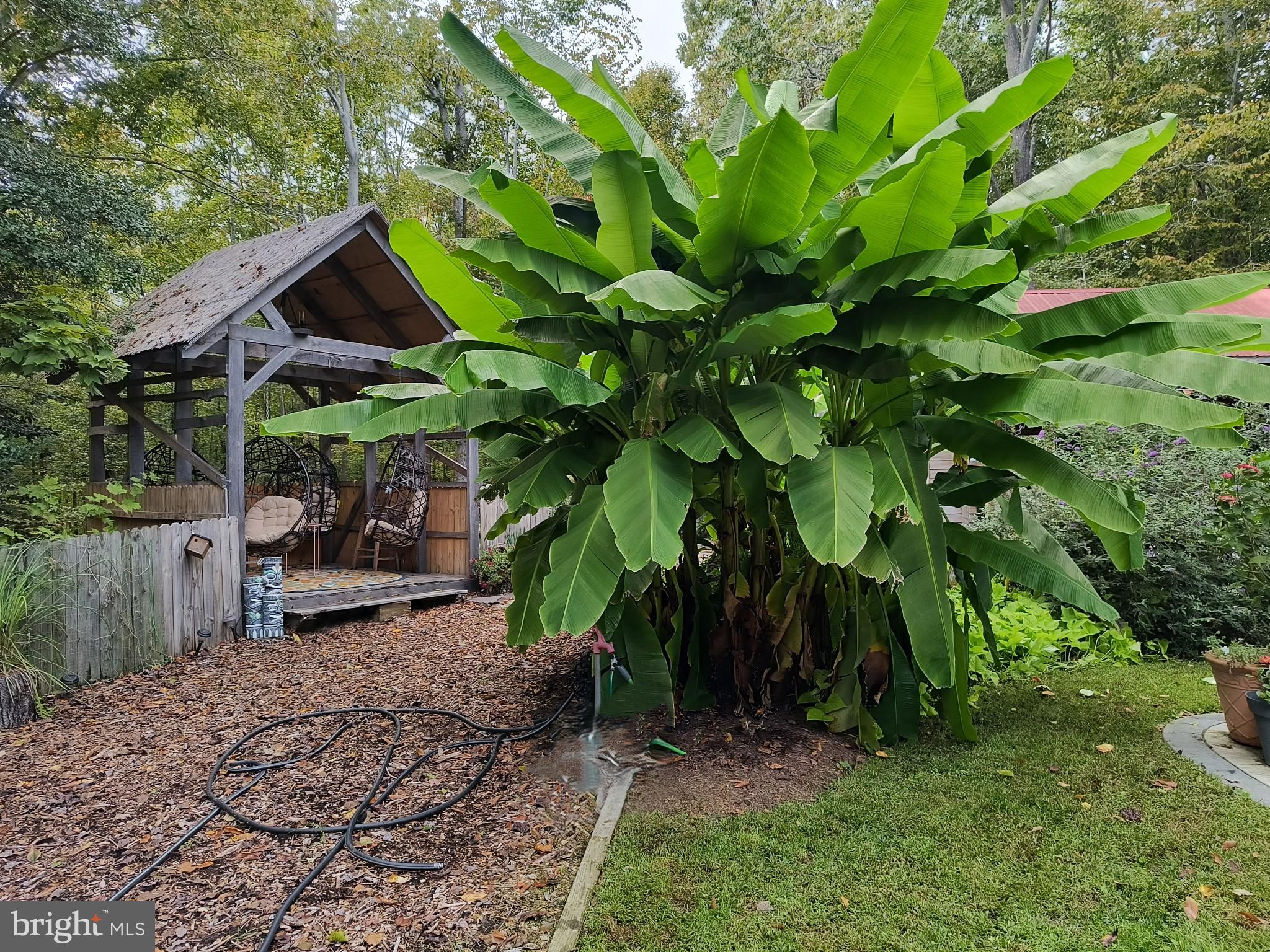 41 Wood Landing Road Fredericksburg, VA 22405 - Photo 52 of 79 a view of backyard with table and chairs with potted plants
