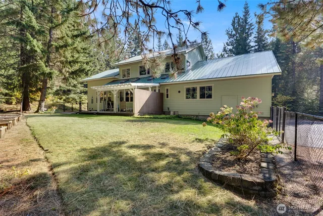 front view of house with a yard