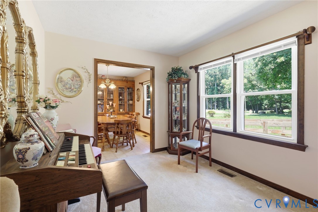 10111 Tunstall Road New Kent, VA 23124 - Photo 7 of 52 Carpeted room with double-hung windows featuring w