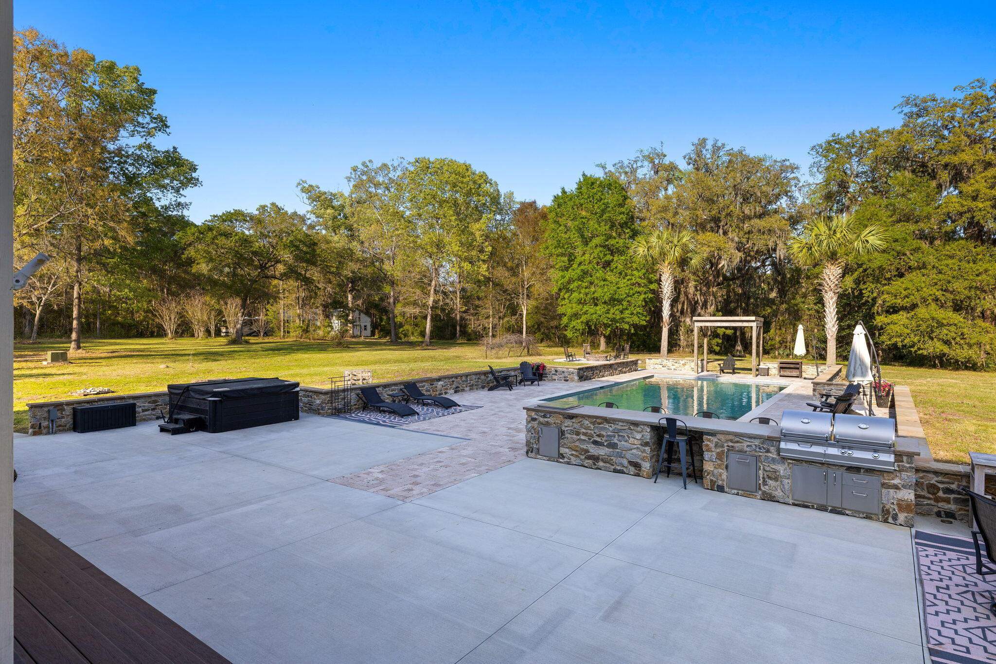 2953 State Rd S-10-1156 Johns Island, SC 29455 - Photo 38 of 64 Pool Area / Outdoor Kitchen