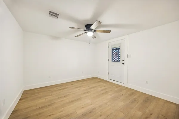 wooden floor in an empty room