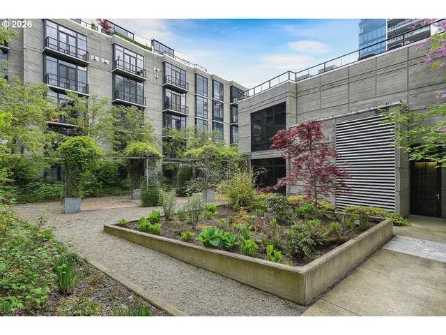 a front view of a building