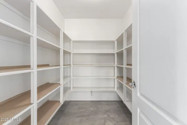 a view of a room with shelf