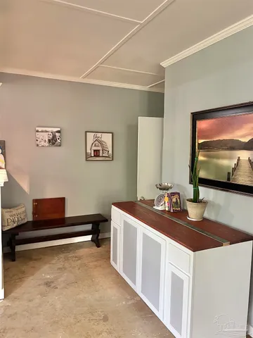 a room with storage and utility