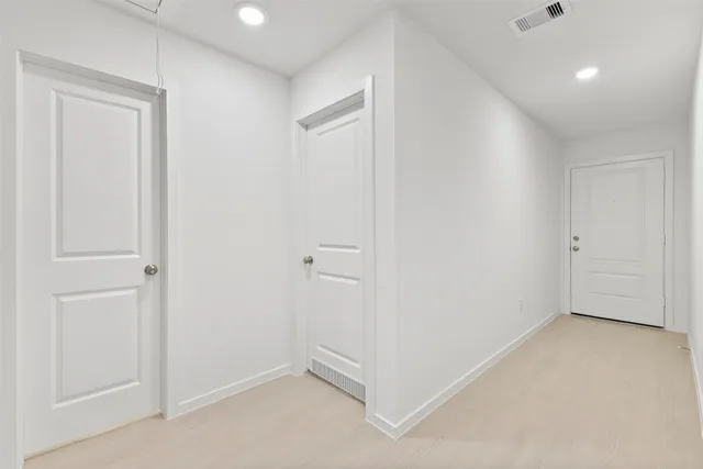 a view of an empty room