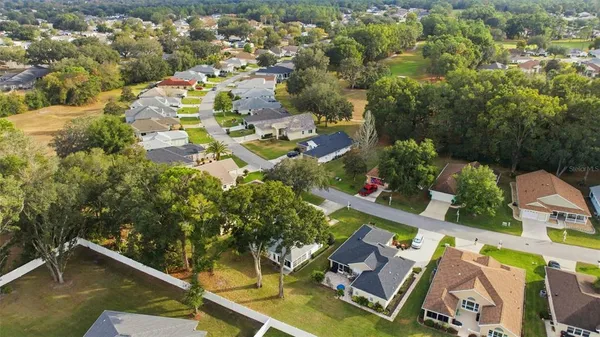a view of yard from balcony
