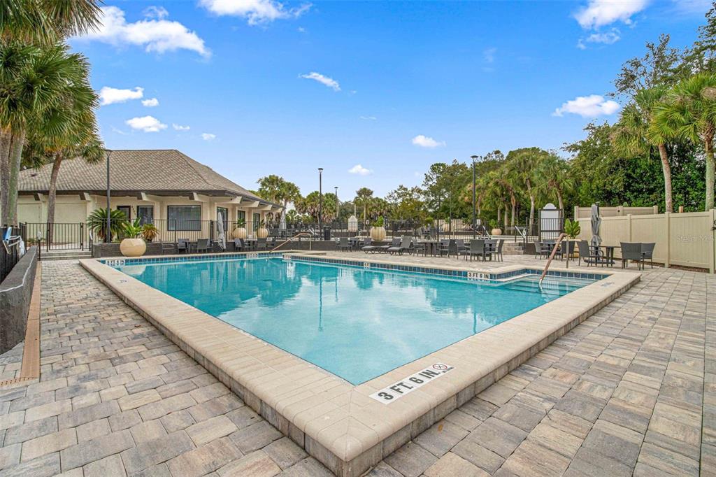 10970 Southwest 69th Circle Ocala, FL 34476 - Photo 45 of 50 a view of a swimming pool with a patio