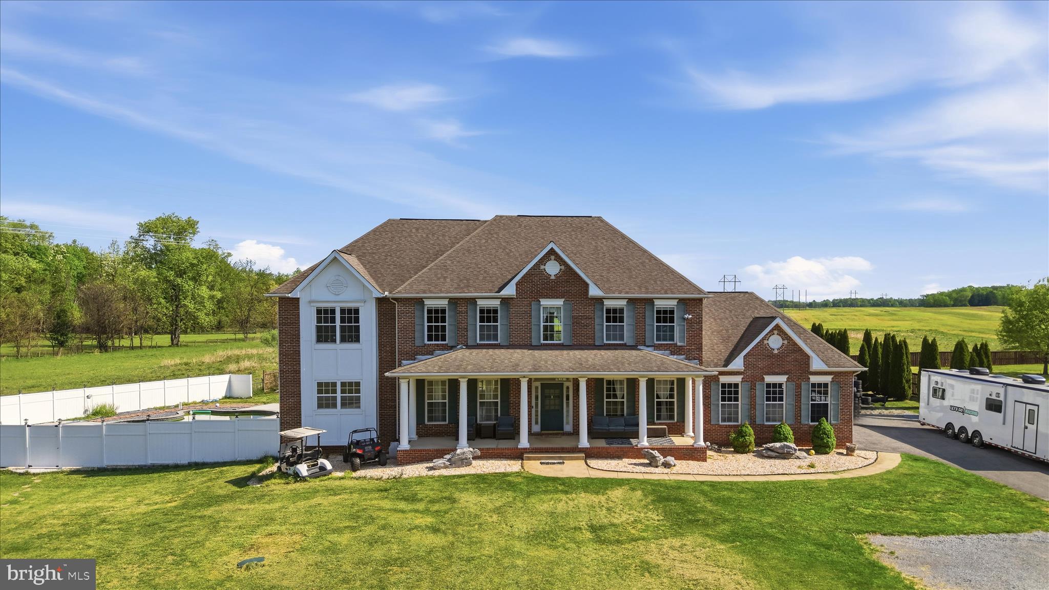 1308 Trapp Hill Road Berryville, VA 22611 - Photo 3 of 56 Covered porch, brick front