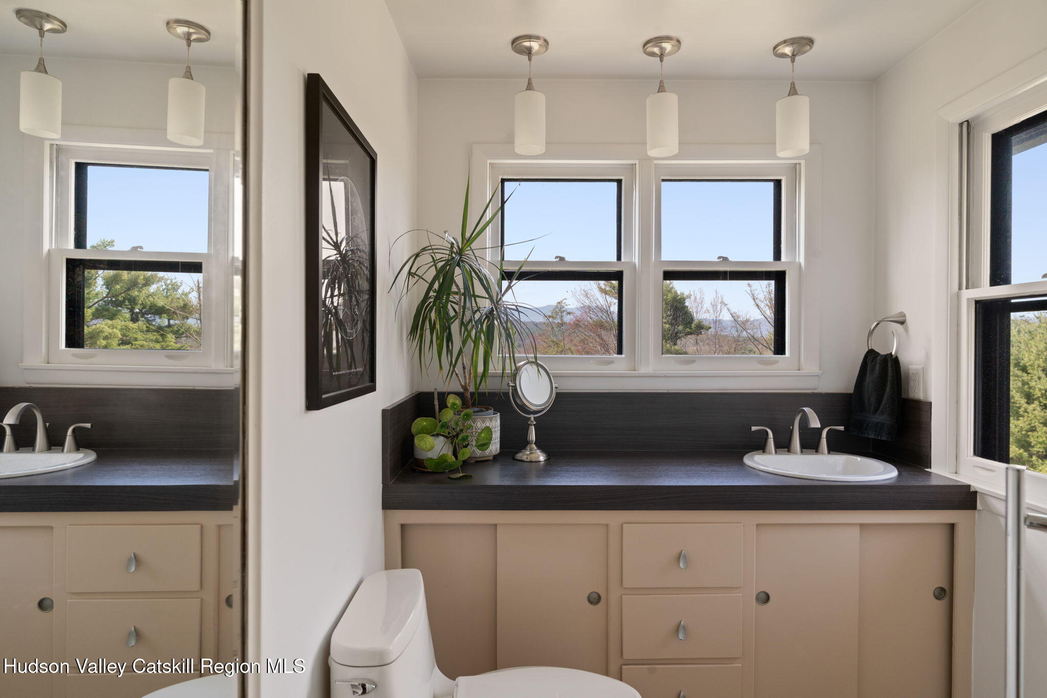 4701 Atwood Road Stone Ridge, NY 12484 - Photo 24 of 41 a bathroom with a sink and a mirror