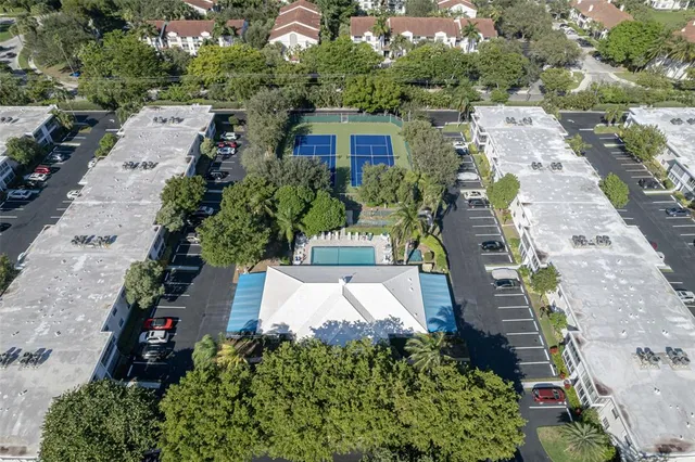 an aerial view of city