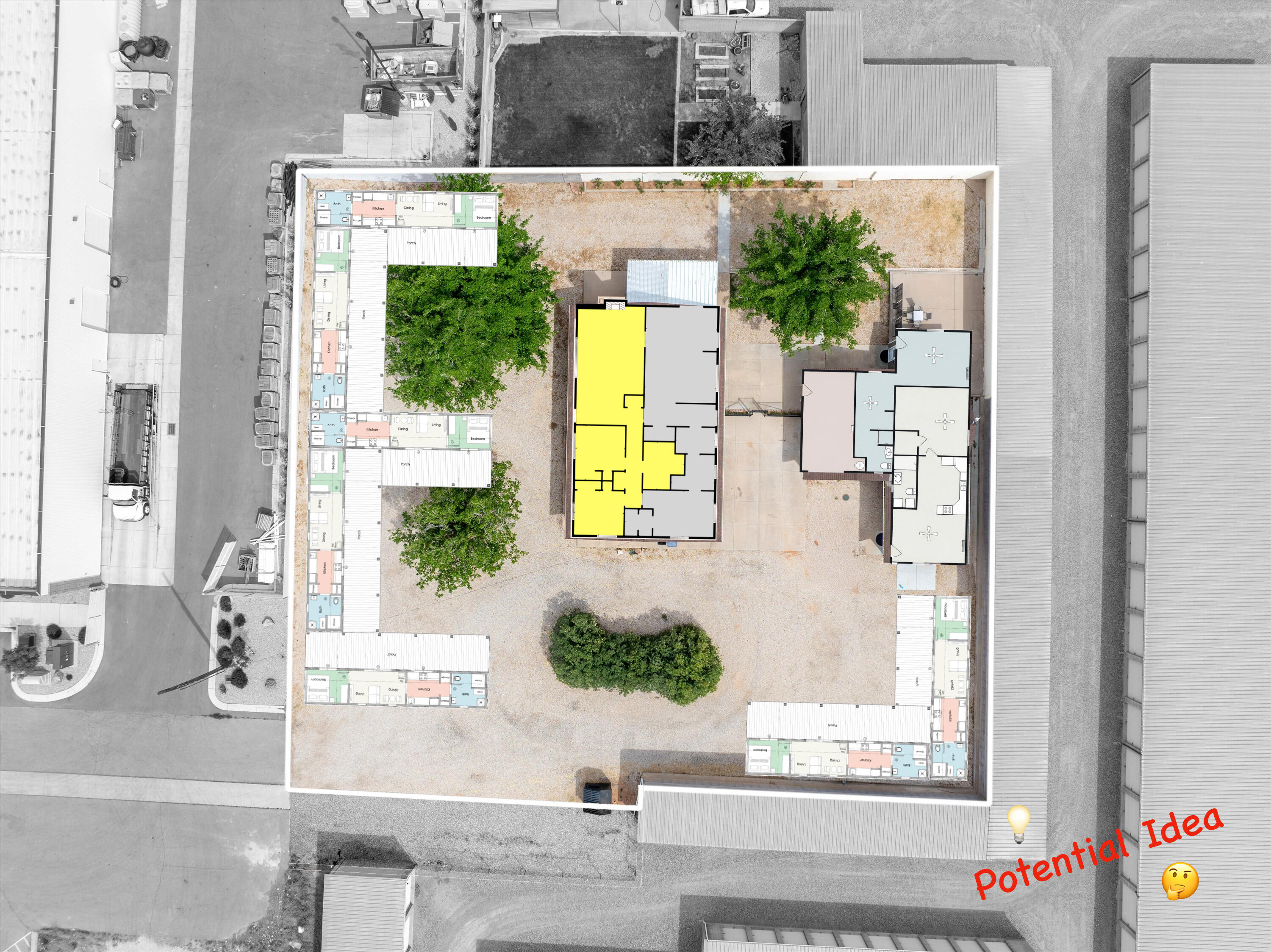 1649 West State Street Hurricane, UT 84737 - Photo 72 of 94 76 Potential Layout of 7 Container Homes