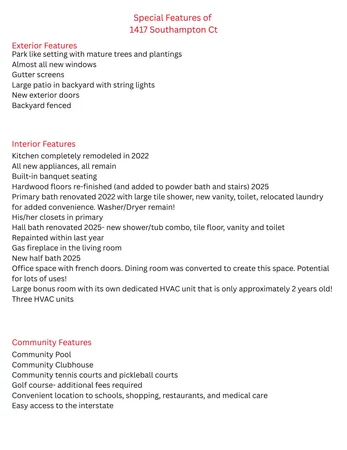 $710,000 | 1417 Southampton Court, Franklin, TN 37064