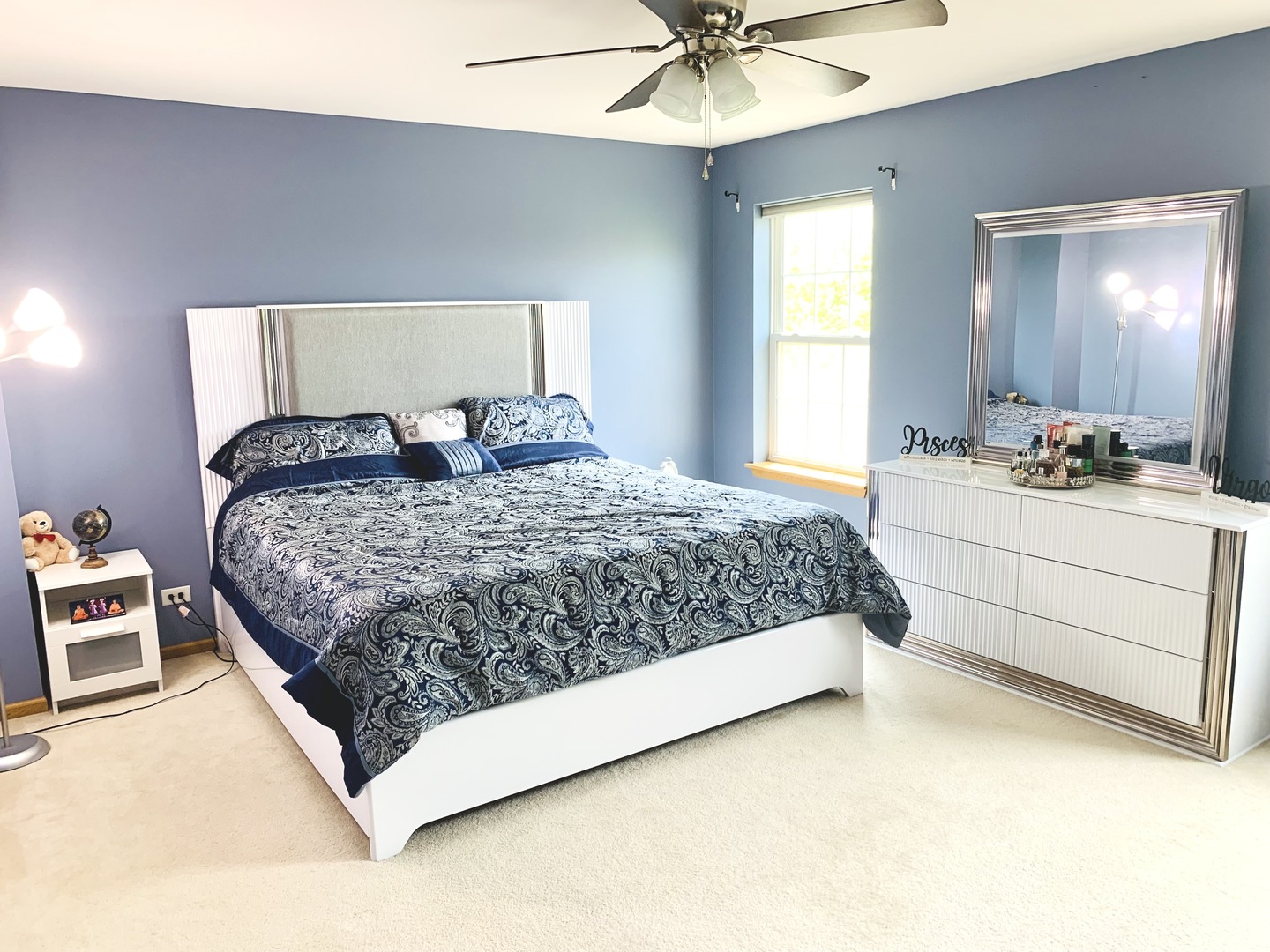 146 Goldenhill Street Carol Stream, IL 60188 - Photo 13 of 18 a bedroom with a bed dresser and window