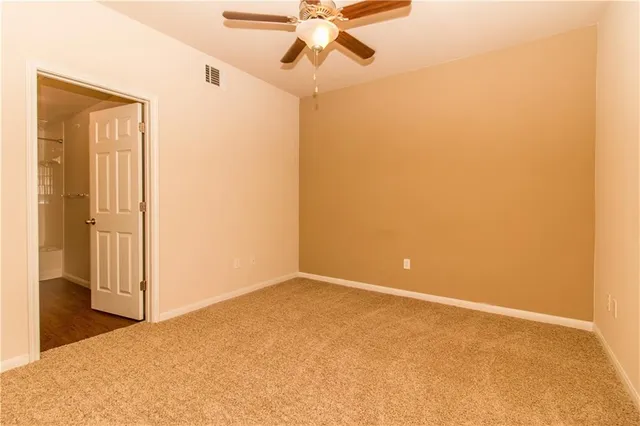 a view of an empty room