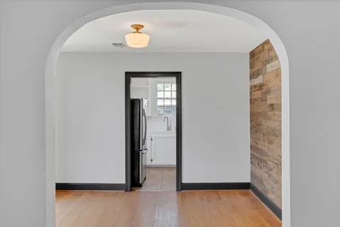 wooden floor in an empty room