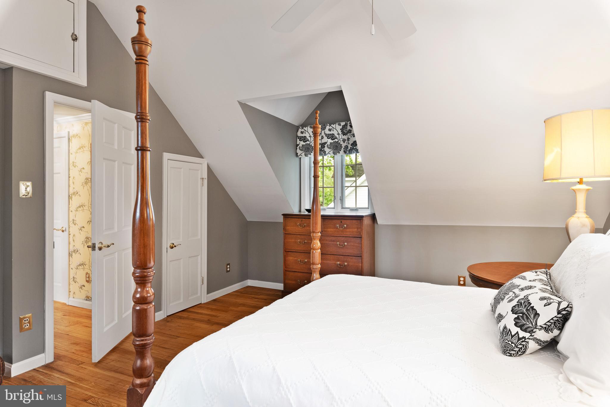 1858 Burley Road Annapolis, MD 21409 - Photo 52 of 76 a bedroom with a bed and a mirror