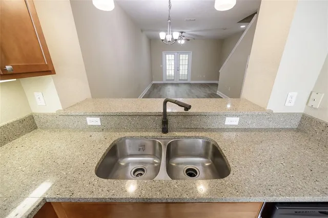 a close view of sink and tap