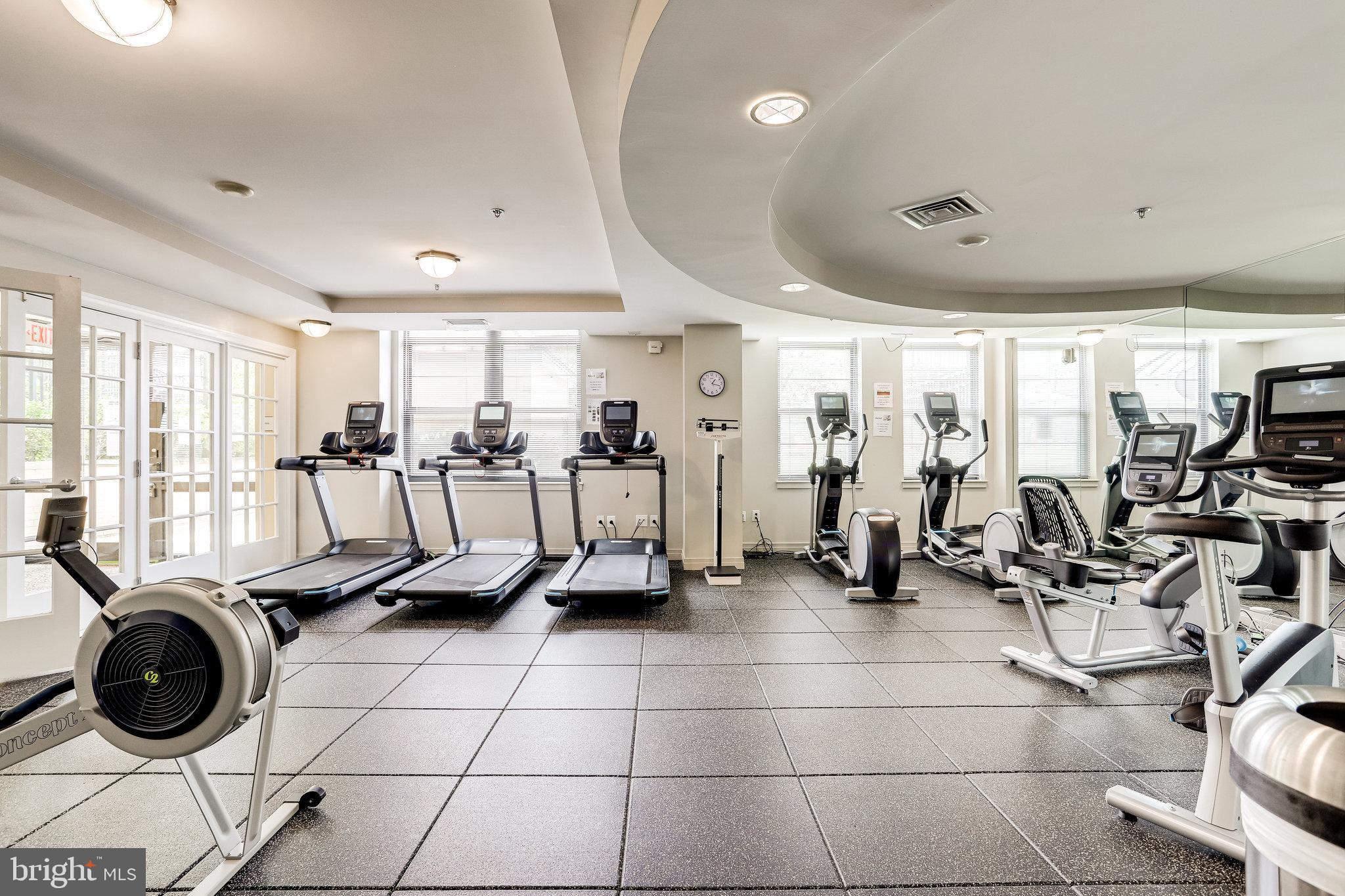 1830 Fountain Drive, Unit 1008 Reston, VA 20190 - Photo 35 of 42 Fitness Center in the building.