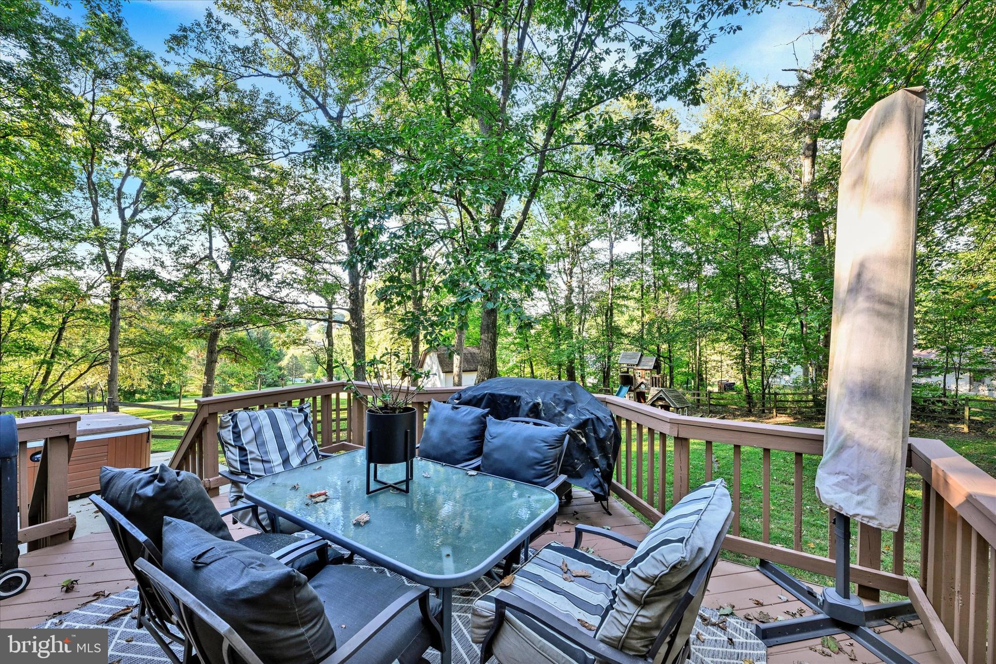20 Houcksville Road South Hampstead, MD 21074 - Photo 28 of 37 a view of a patio with furniture and a grill