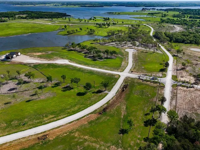 a view of a swimming pool with an ocean view