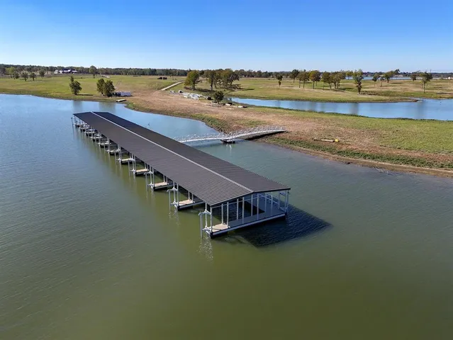 a view of a lake with a mountain