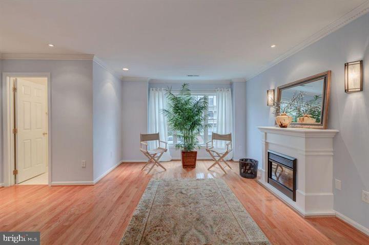 1618 South Taylor Street Arlington, VA 22204 - Photo 7 of 22 a living room with furniture and a fireplace