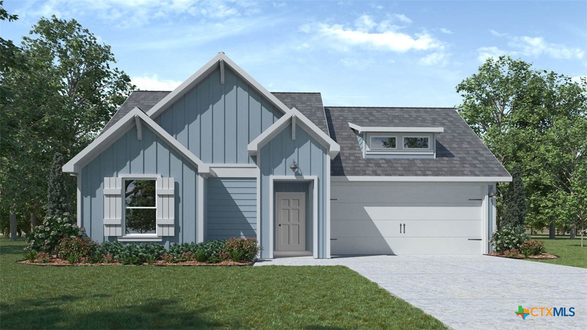 553 Hector Loop Georgetown, TX 78626 - Photo 1 of 21 a front view of house with yard and green space