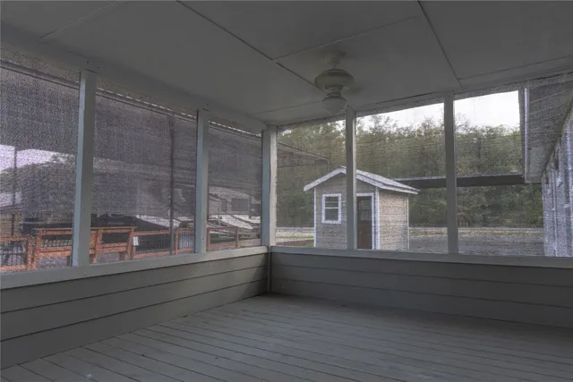 a view of a house with a door
