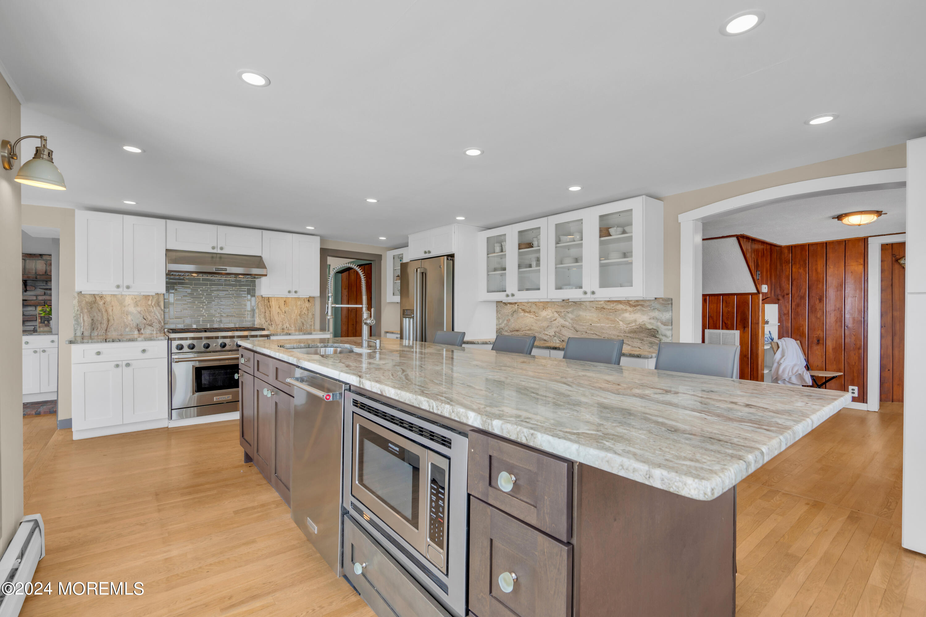 15 Edwards Road Brick, NJ 08723 - Photo 20 of 42 a kitchen with stainless steel appliances granite countertop a sink counter space and cabinets
