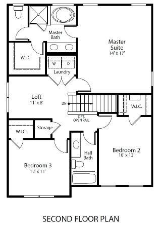 332 Beautyberry Road Summerville, SC 29486 - Photo 21 of 21 Berkeley - 2nd floor plan