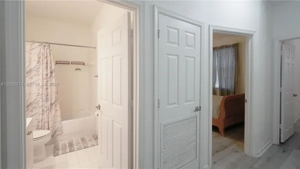 a view of a bathroom