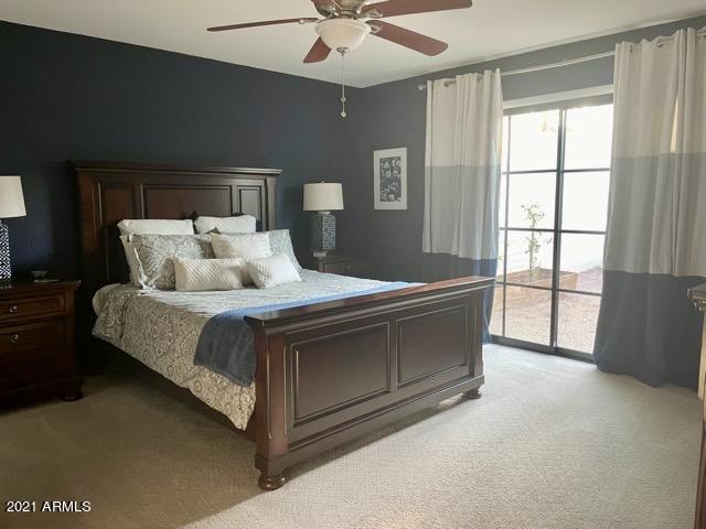 332 North Dobson Road, Unit 16 Mesa, AZ 85201 - Photo 8 of 10 Master Bed Private Exit