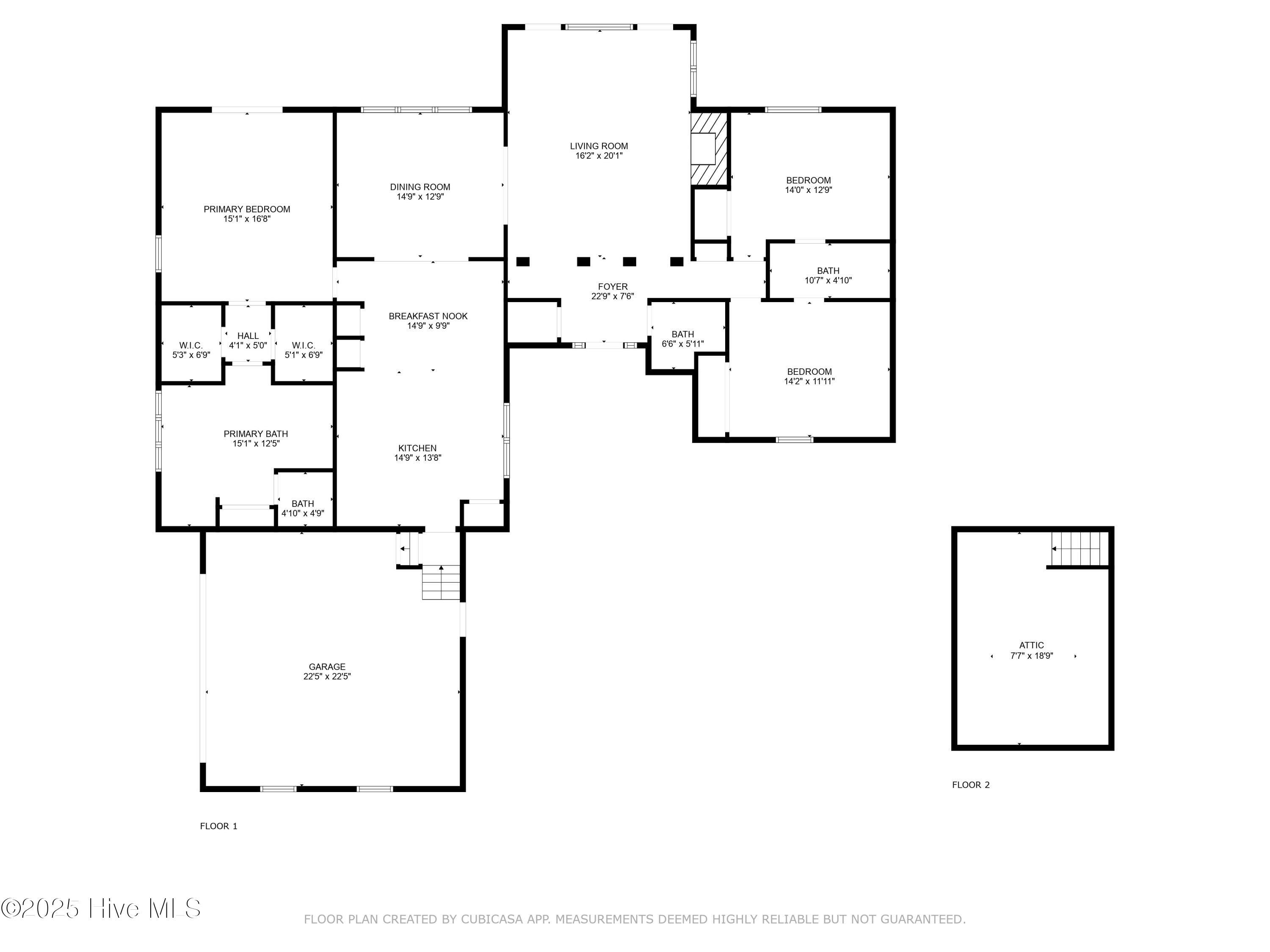 202 Lee's Mill Road Gates, NC 27937 - Photo 54 of 54 Floor plan_With Measurements_202 Lees Mi