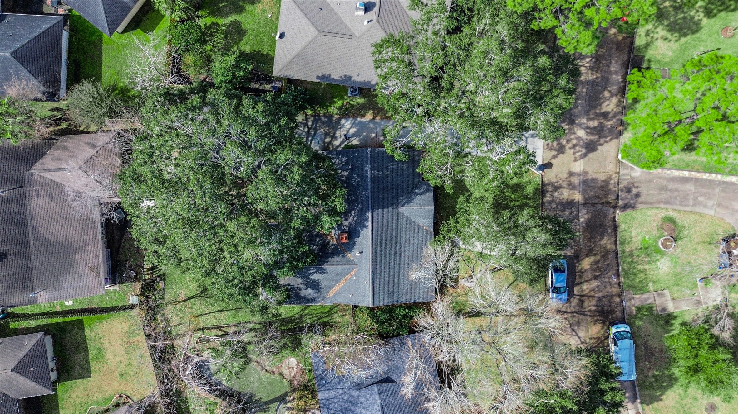 18230 Caprice Lane Houston, TX 77058 - Photo 23 of 34 an aerial view of a house with a yard