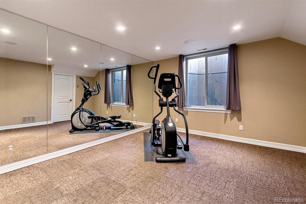 3436 Willow Street Denver, CO 80238 - Photo 29 of 37 a view of a room with gym equipment