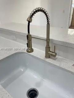 a close view of sink