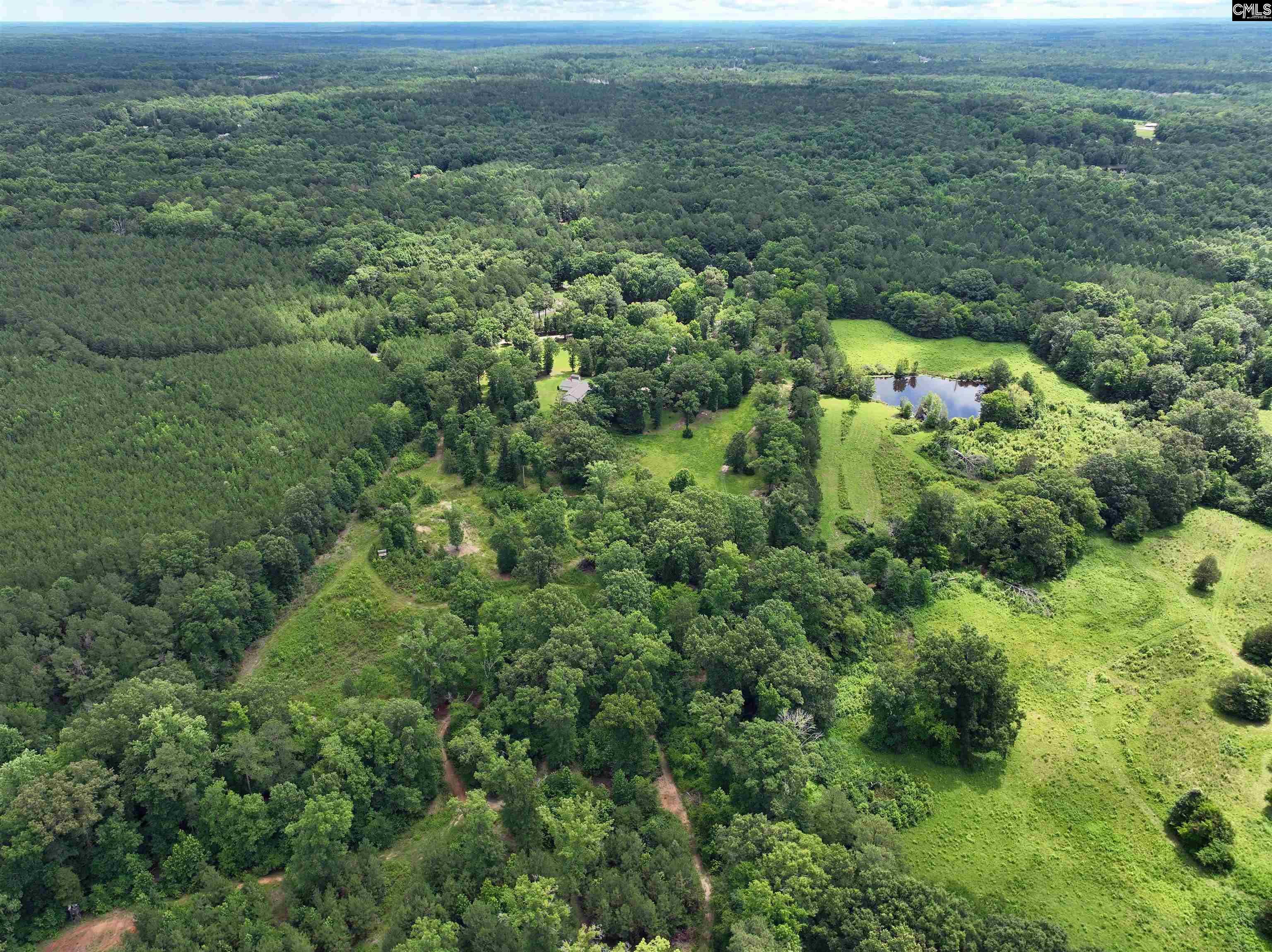 0 Rocky Branch Road Little Mountain, SC 29075 - Photo 20 of 24 an aerial view of residential houses with outdoor space and trees