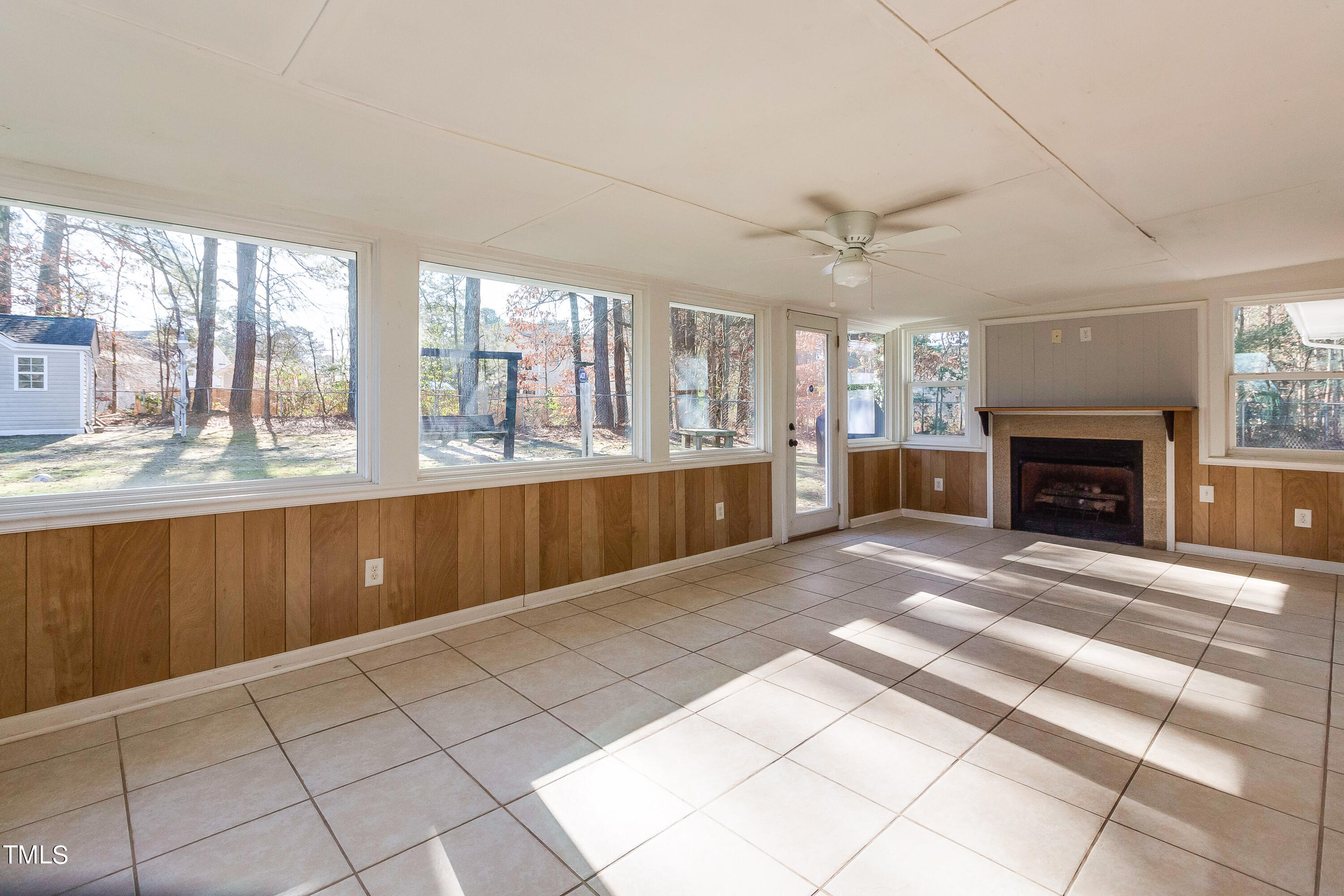 1617 Cameron Drive Wake Forest, NC 27587 - Photo 18 of 21 a large hall with a fireplace and a large window