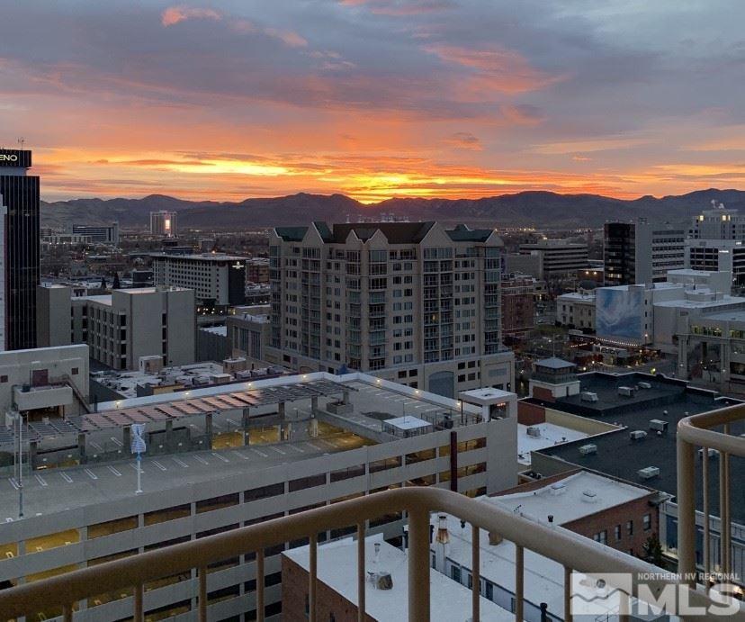 200 West 2nd Street, Unit 1502 Reno, NV 89501 - Photo 16 of 29 a view of a terrace with furniture and city view