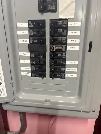 a close view of walk in closet