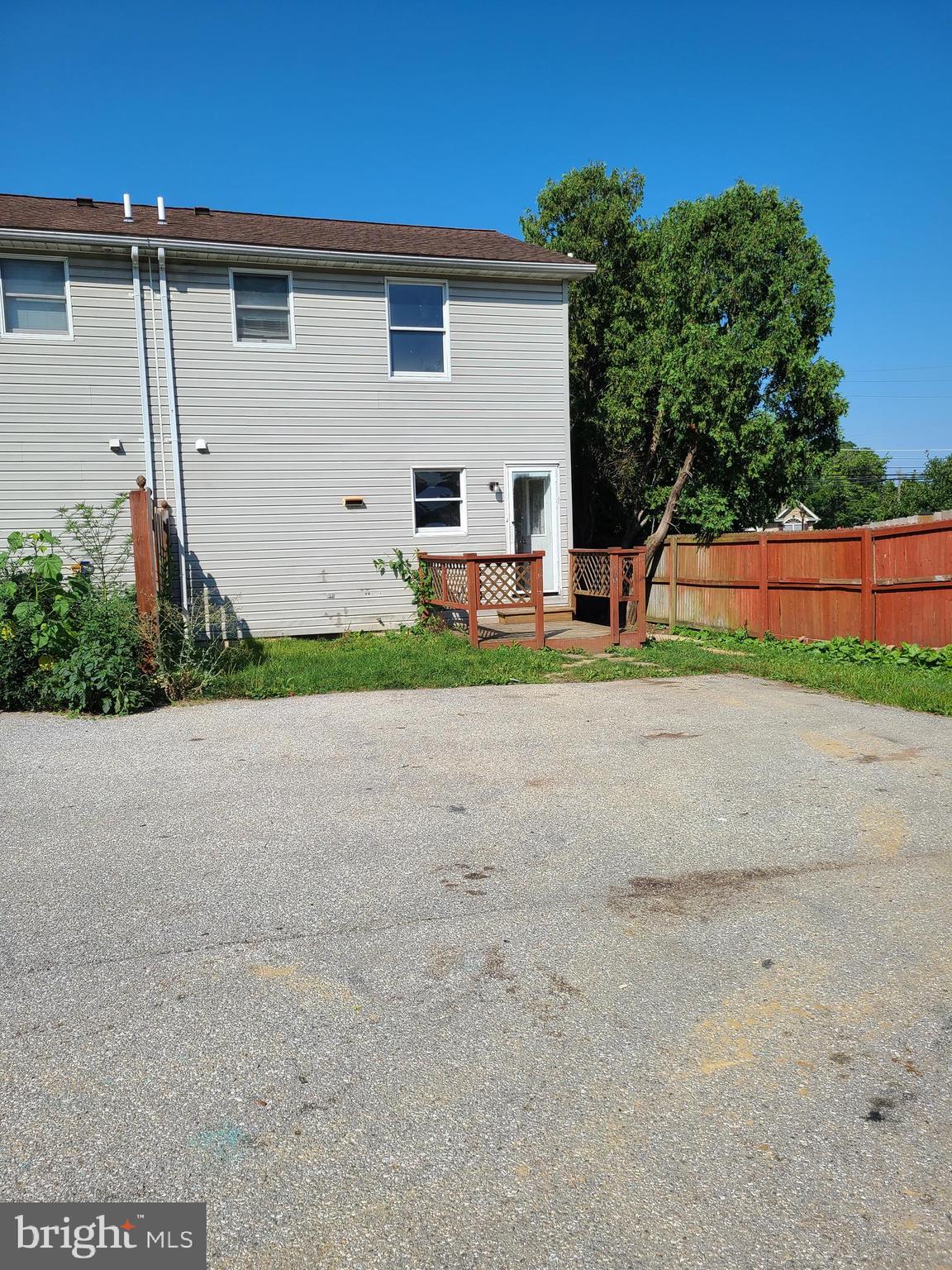 Ample parking to the rear of the home