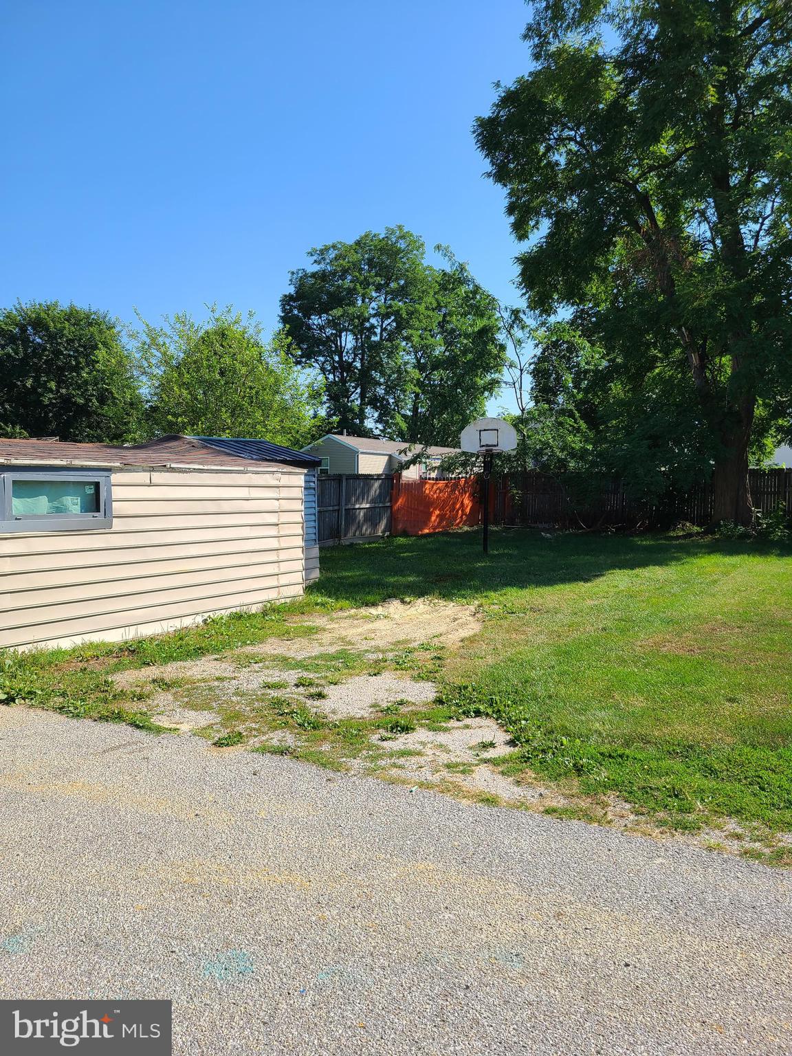Large yard