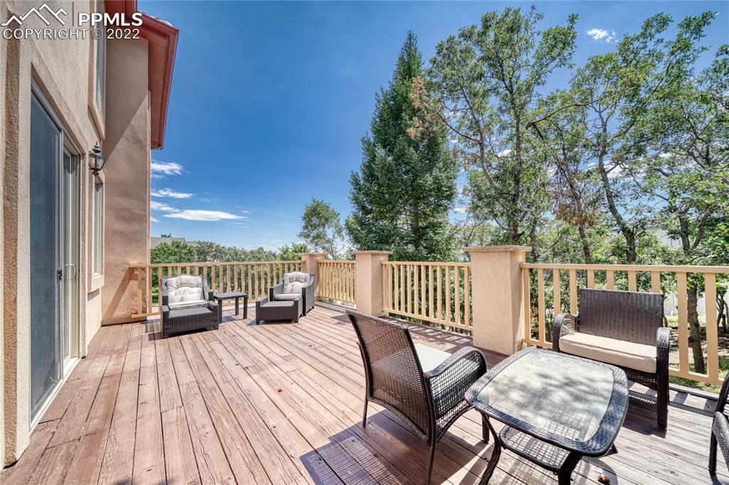 6205 Colfax Terrace Colorado Springs, CO 80906 - Photo 5 of 43 a view of balcony with a seating space
