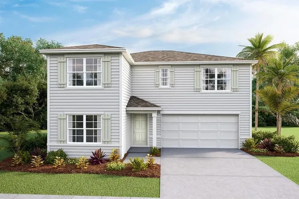 front view of house with a yard